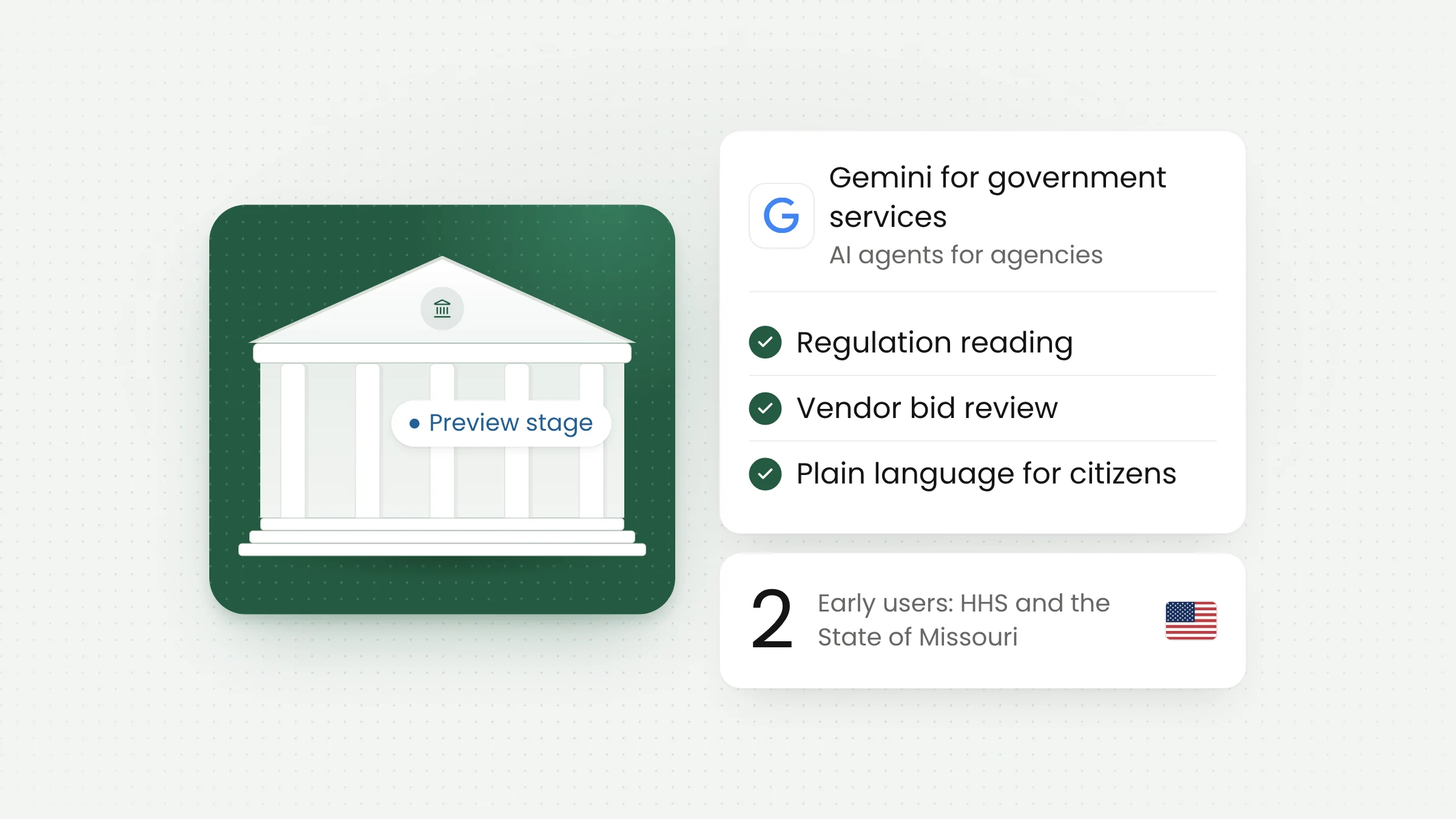 Gemini for Government Services: AI Agents for Agencies