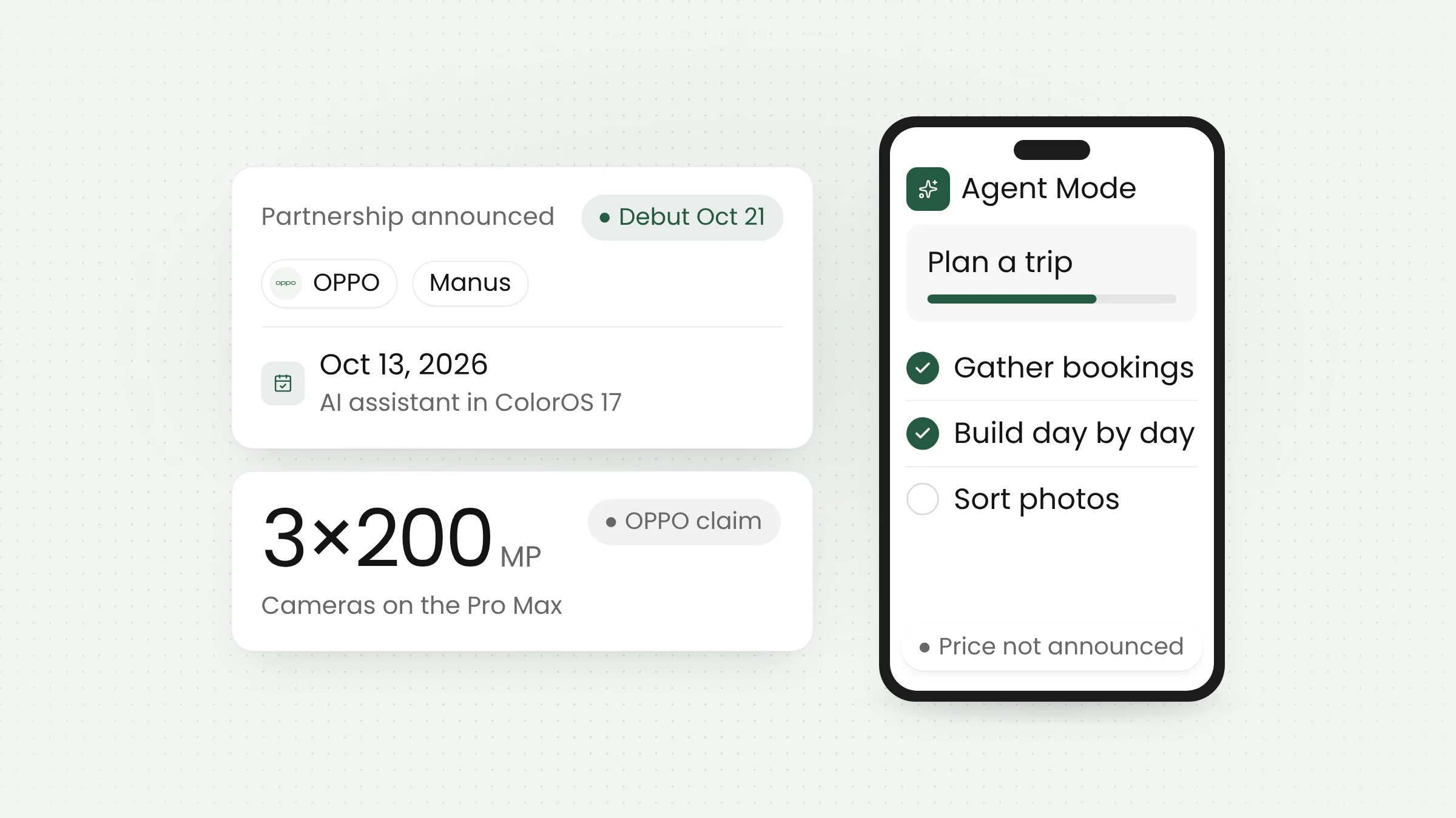 OPPO Find X10 Brings Manus Agent Mode to Daily Tasks