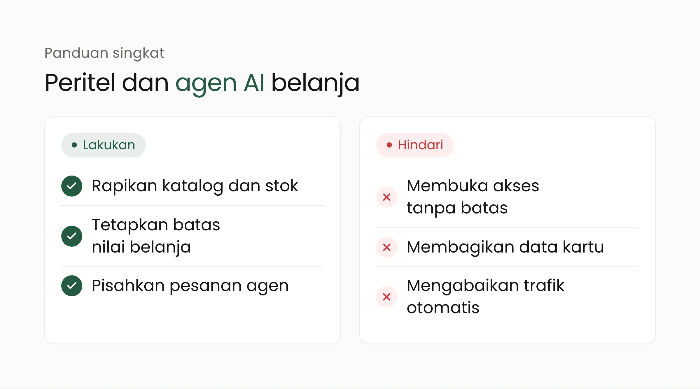 Daftar hal yang perlu disiapkan dan dihindari peritel menghadapi agen AI belanja